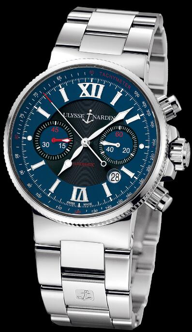 Ulysse Nardin Maxi Marine Chronograph Replica Watch 353-66-7/323